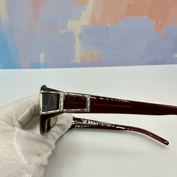 Vintage Givenchy Brown Rhinestone Adorned Sunglasses main image 4